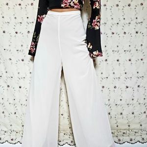 Vintage Xscape 90s Boss Bright White Sheath Pants